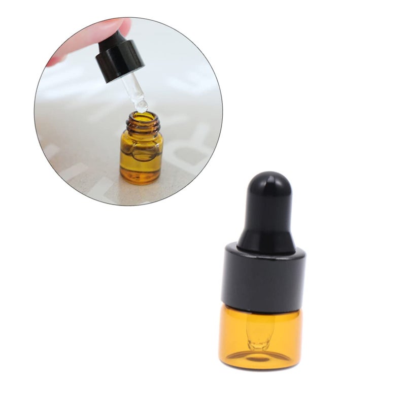 30Pcs 10ml Clear Dropper Bottles with Black Caps Leakproof Travel Essential Oils Containers - Image 1